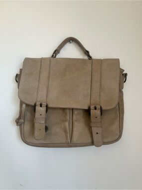 ROOTS Canada Leather Satchel Messenger Bag